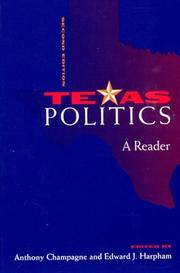 Cover of: Texas Politics by Edward J. Harpham