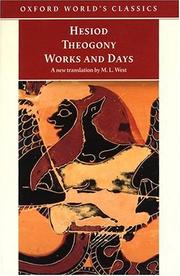 Cover of: Theogony, Works and Days (Oxford World's Classics) by Hesiod