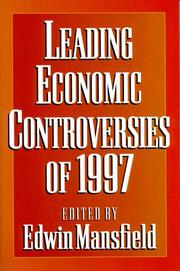 Cover of: Leading economic controversies of 1997