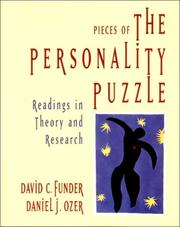 Cover of: Pieces of the Personality Puzzle: Readings in Theory and Research