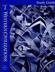 Cover of: Western Civilizations: Study Guide to Accompany Volume 2, 13th Edition