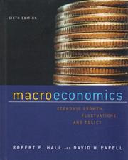Cover of: Macroeconomics, Sixth Edition
