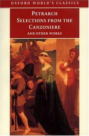 Cover of: Selections from the Canzoniere and Other Works by Francesco Petrarca