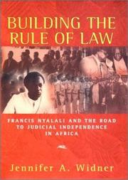 Cover of: Building the Rule of Law | Jennifer A. Widner