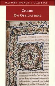 Cover of: On Obligations (Oxford Worlds Classics) by Cicero