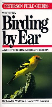 Cover of: Peterson Field Guide(R) to Western Birding by Ear by 