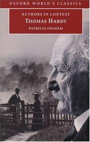 Cover of: Thomas Hardy by Patricia Ingham