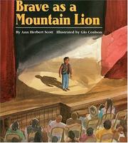 Cover of: Brave as a mountain lion by Ann Herbert Scott