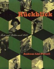 Cover of: Ruckblick: Texte Und Bilder Nach, 1945 : An Intermediate German Studies Reader