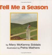 Cover of: Tell me a season