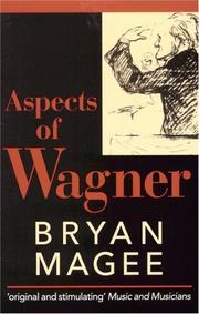 Cover of: Aspects of Wagner by Bryan Magee
