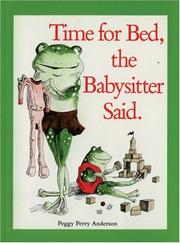 Cover of: Time for Bed, The Babysitter Said