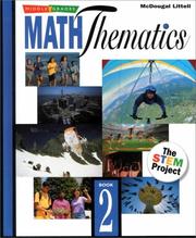 Cover of: Math Thematics by McDougal Littell