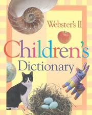 Cover of: Webster's II children's dictionary