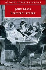 Cover of: Selected letters by John Keats