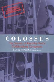 Cover of: Colossus: The Secrets of Bletchley Park's Code-breaking Computers (Popular Science)
