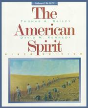 Cover of: The American spirit: United States history as seen by contemporaries
