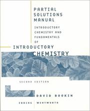 Cover of: Introductory Chemistry; Partial Solutions Manual by Darrell D. Ebbing