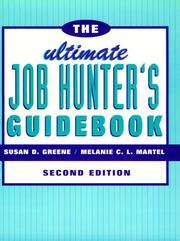 Cover of: The ultimate job hunter's guidebook by Susan D. Greene