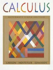 Cover of: Calculus with analytic geometry by Ron Larson
