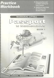 Cover of: Passport to Mathematics by Ron Larson, Laurie Boswell, Timothy D. Kanold, Lee Stiff