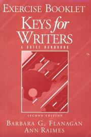Cover of: Keys for Writers by Barbara G. Flanagan, Ann Raimes