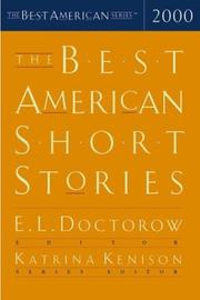 Cover of: The Best American Short Stories 2000 by 