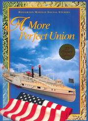 Front cover of A More Perfect Union by Unknown