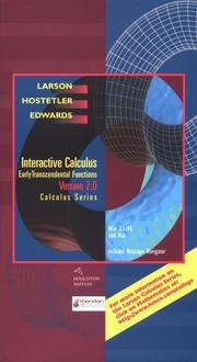Cover of: Interactive Calculus, Version 2.0: Early Transcendental Functions