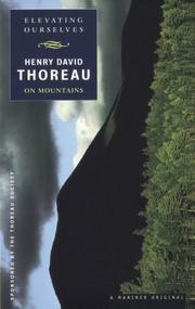 Cover of: Elevating ourselves: Thoreau on mountains
