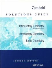 Cover of: Solutions Guide Introductory Chemistry: A Foundation/Introductory Chemistry/Basic Chemistry