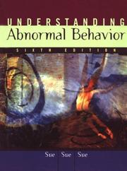 Cover of: Understanding abnormal behavior by David Sue