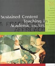 Cover of: Sustained Content Teaching in Academic Esl/Efl: A Practical Approach