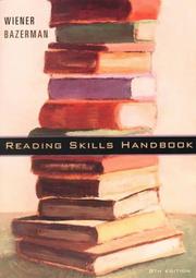 Cover of: Reading skills handbook | Harvey S. Wiener
