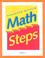 Cover of: Math Steps
