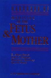 Cover of: Handbook of Medicine of the Fetus & Mother by E. Albert Reece, John C. Hobbins, Maurice J. Mahoney, Roy H. Retrie