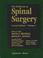 Cover of: The textbook of spinal surgery