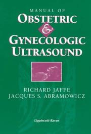 Cover of: Manual of obstetric and gynecologic ultrasound