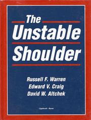 Cover of: The unstable shoulder