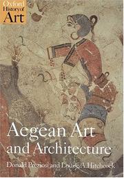 Cover of: Aegean Art and Architecture (Oxford History of Art) | Donald Preziosi