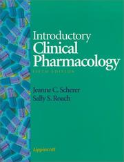 Cover of: Introductory clinical pharmacology by Jeanne C. Scherer