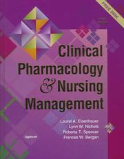 Cover of: Clinical pharmacology and nursing management.