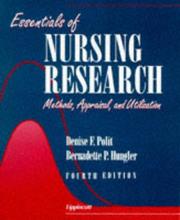 Essentials of nursing research by Denise F. Polit