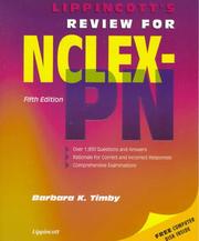 Cover of: Lippincott's review for NCLEX-PN. by Barbara Kuhn Timby