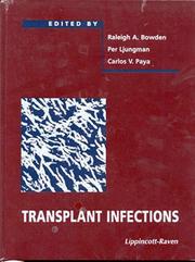 Cover of: Transplant infections