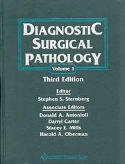 Cover of: Diagnostic surgical pathology by editor, Stephen S. Sternberg ; associate editors, Donald A. Antonioli ... [et al.].