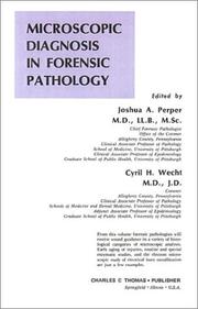 Cover of: Microscopic diagnosis in forensic pathology