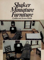 Cover of: Shaker miniature furniture