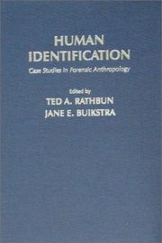 Cover of: Human identification: case studies in forensic anthropology