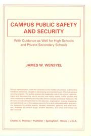 Cover of: Campus public safety and security by James W. Wensyel